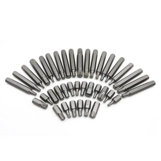 40 STKS Chroom-vanadium Staal Fiets Binnenzeskant Bit Twaalf Punt Bits Socket Combinatie Set Fiets veelkleurig