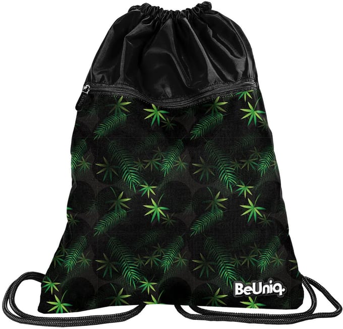 BeUniq Gymbag Jungle Leaves - 47 x 37 cm - Polyester
