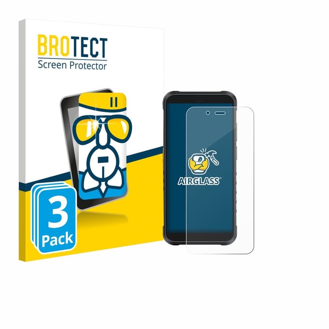Screenprotector 3 Stuks voor Ulefone RugKing Beschermglas transparant