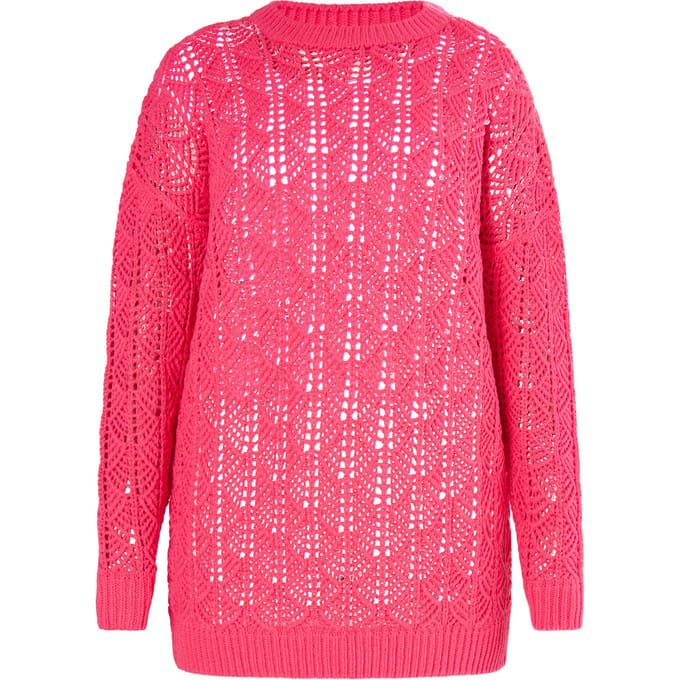 IZIA Gebreide trui Dames roze