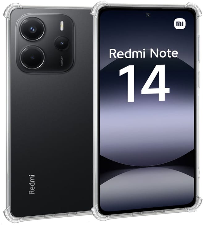 ChiGuard Hoesje Geschikt voor Xiaomi Redmi Note 14 - Shock Proof Case – Cover Transparant