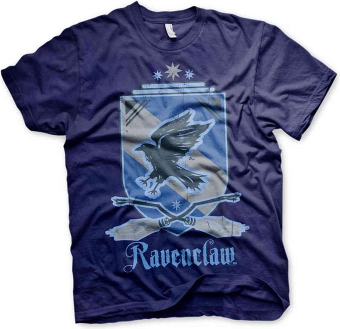Harry Potter Heren Tshirt -S- Ravenclaw Blauw