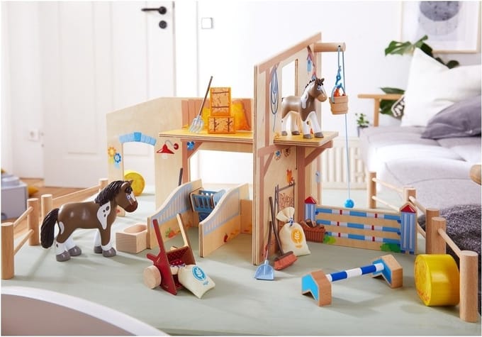 Haba Speelset Manege Little Friends Junior Hout 25-delig