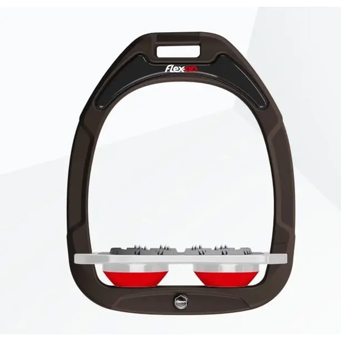 Ultra Grip Platte Klemmen Bruin/Grijs/Rood Flex-On Green Composite