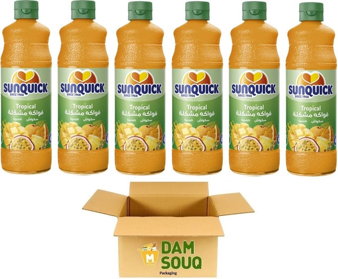 Multipak Sunquick Tropical Siroop (6x 700ML)