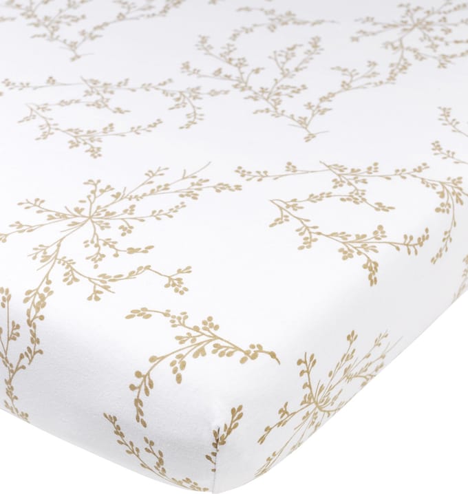 Meyco Baby Branches Hoeslaken Co-sleeper - Sand - 50x90cm