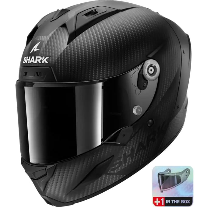 Shark Aeron Carbon Skin Mat Carbon Integraalhelm - Helm