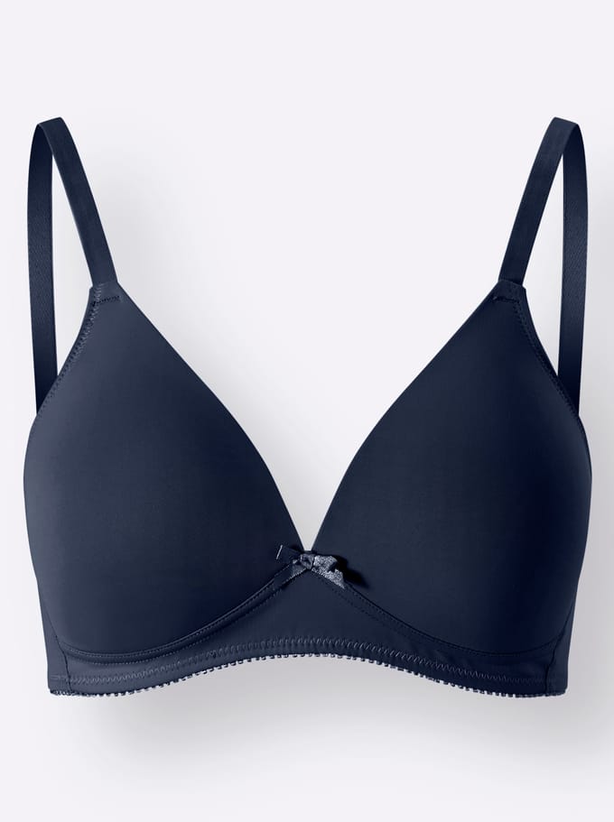 Naturana - Voorgevormde soft bh - 5166 - Navy - 75B