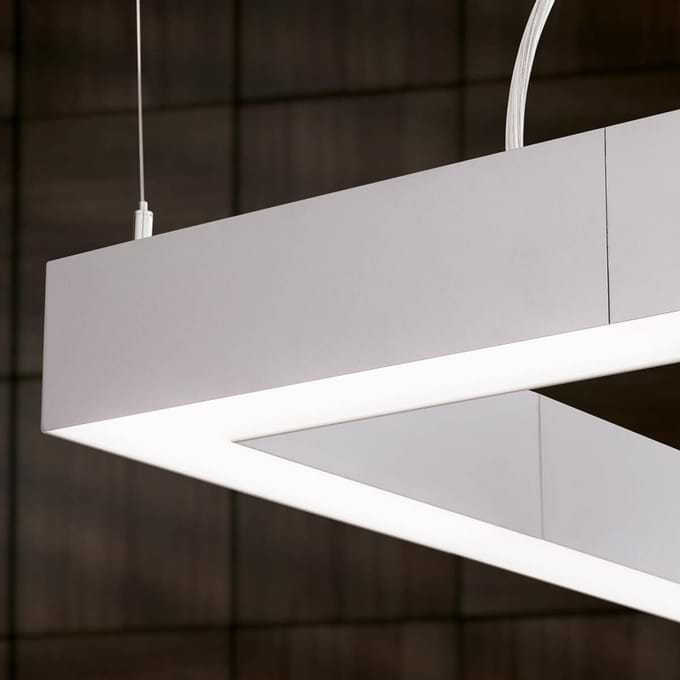 ORION LED plafondlamp Sando met ophangset - 30x30 cm
