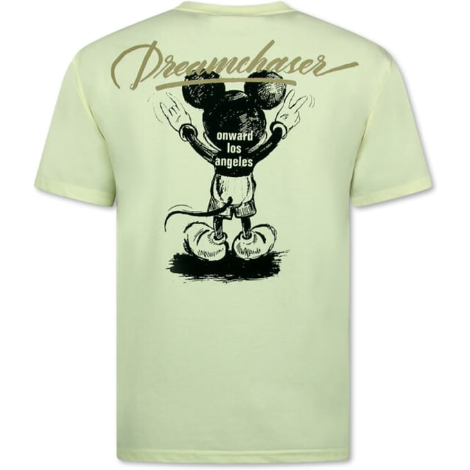 Oversized T shirt Heren - Heren Tshirt met Opdruk - DreamChaser - 687- Beige