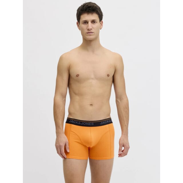 Jack & Jones Heren boxershorts trunks jactheodore 5-pack effen multicolor