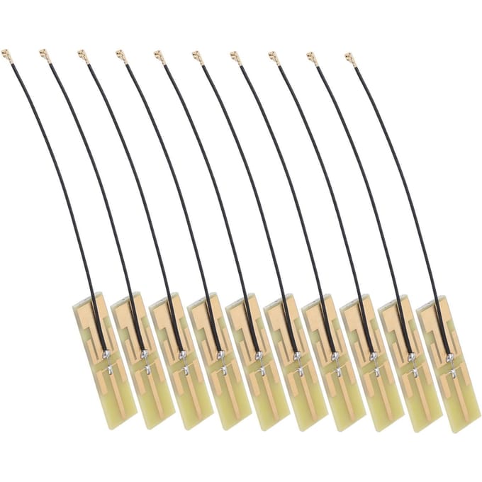 10 Pièces Antenne Interne 2.4G 5G 5.8G 8dBi Double Bande Haut Gain Stabilisation du Signal Antenne WiFi Sans Fil