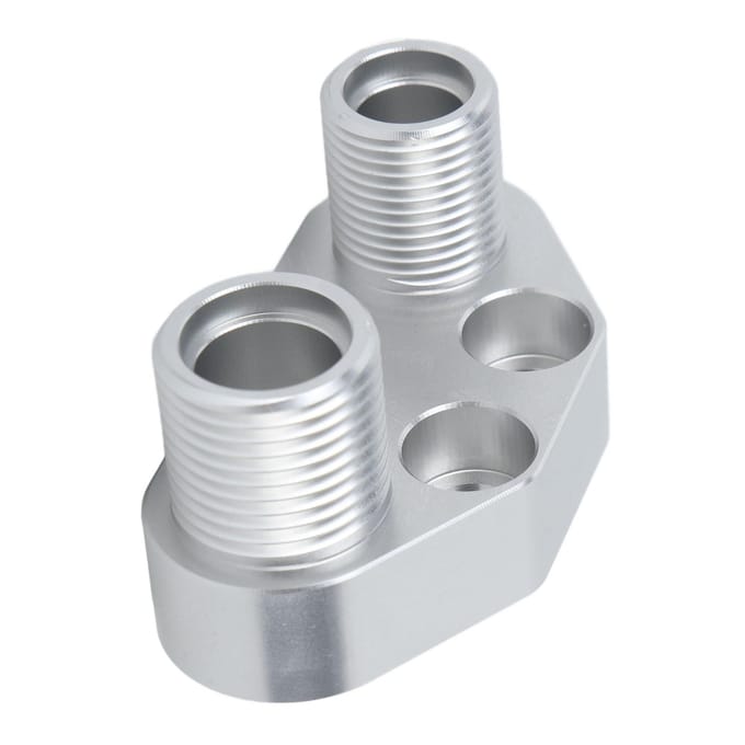 AC Compressor Adapter Swap Billet Aluminium Compressor Rechte Adapter voor Sanden SD7B10 7176