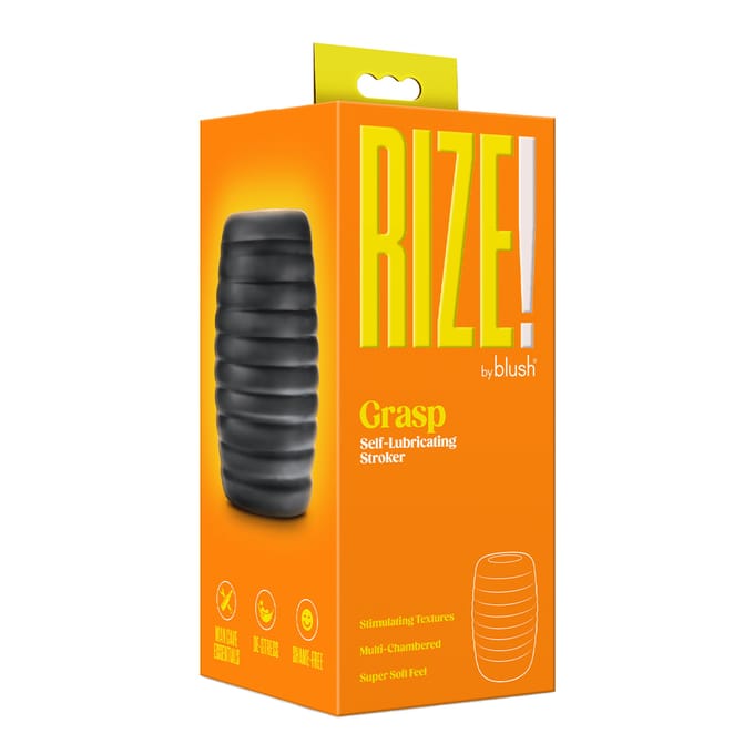 Rize - Grasp - Self-Lubricating Stroker - Black
