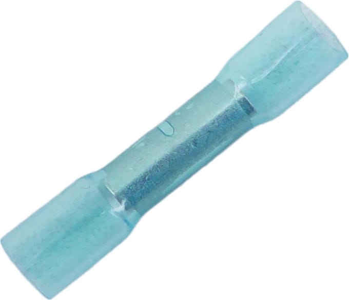 Stootverbinder 2.0 Blauw + Krimpkous - !100 stuks!