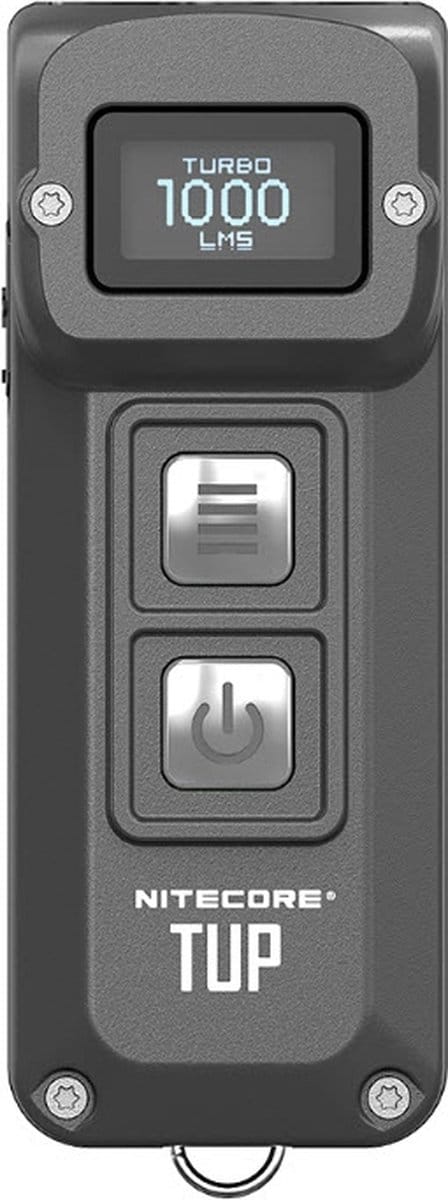 Nitecore TUP Sleutelhangerlamp oplaadbaar grijs