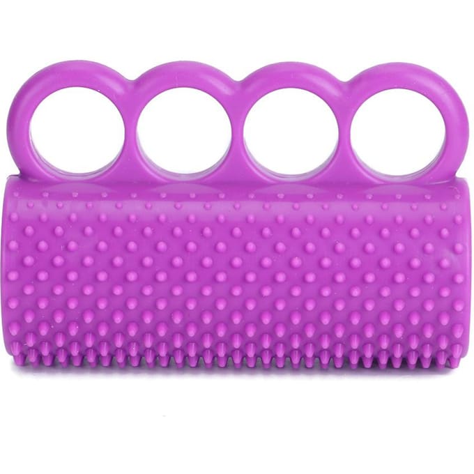 Renforceur de poigne pour rééducation d'hémiplégie post-AVC, exerciseur pour les doigts, exerciseur pour le poignet purple