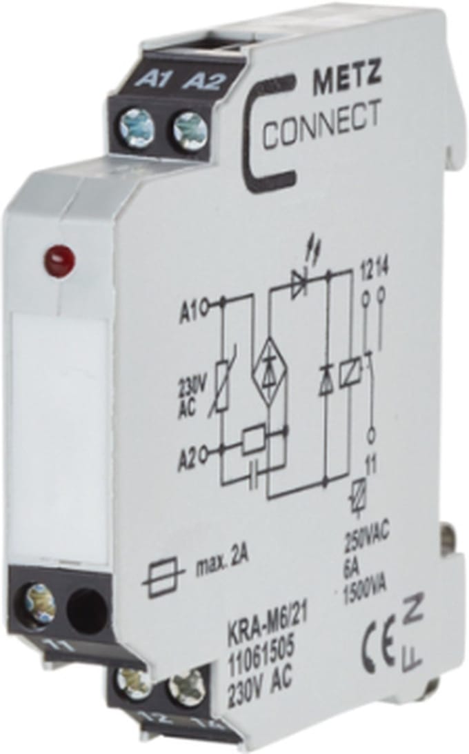 Metz Connect 11061505 Koppelelement 230 V/AC (max) 1x wisselcontact Piece 1 stuk(s)