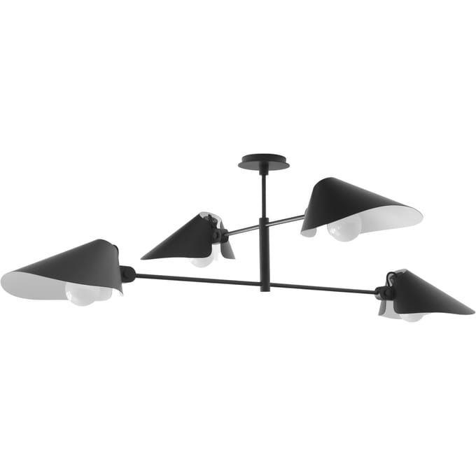 &Tradition Bonnet SC91, SC92, SC93 hanglamp - black - Hoogte 40 cm