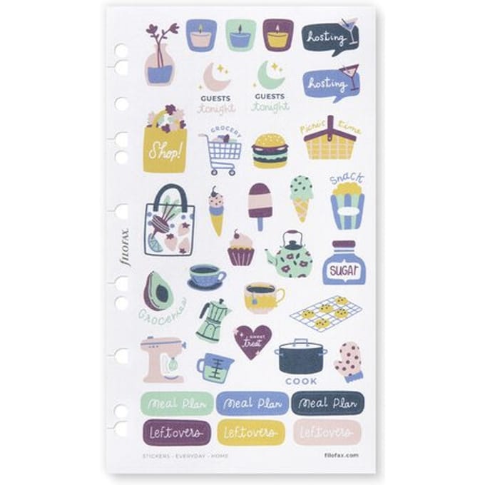 Filofax stickers - everyday home