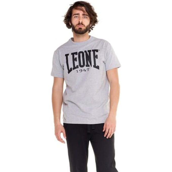 T-shirt Korte Mouw Leone 1947 Man Short Sleeves Big Logo