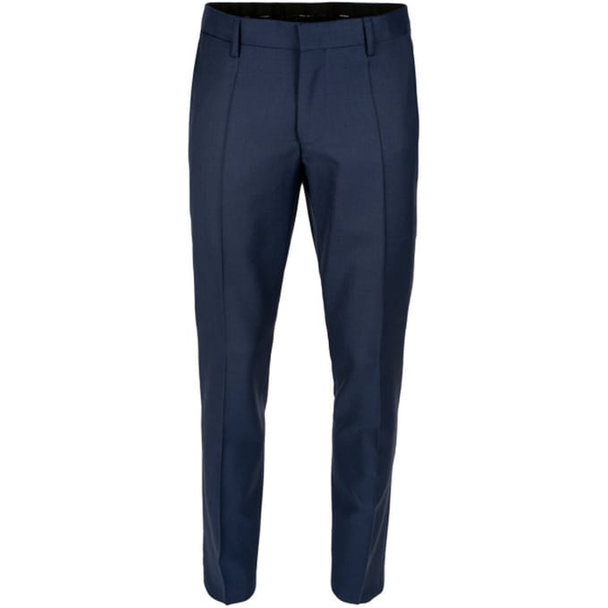 Roy Robson Broek Super 110's Uni Colour Royal Blue / male