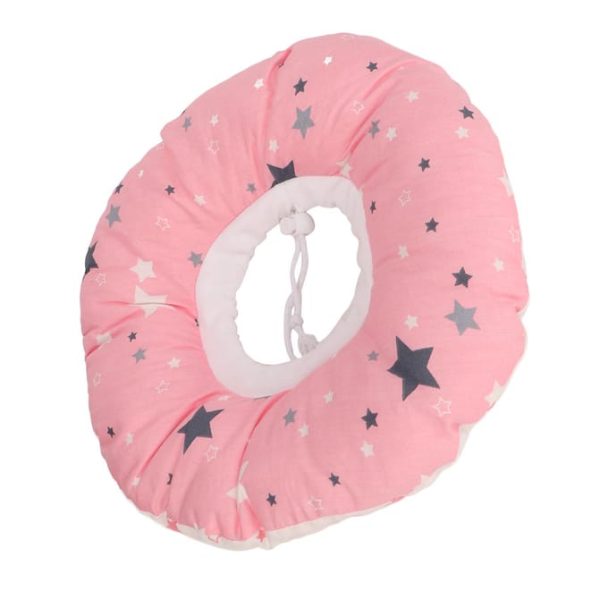 Piercing Oorkussen Donutvorm Ondersteuning Hoofd Roze Veerkrachtig Katoen Oorbeschermer Kussen pink