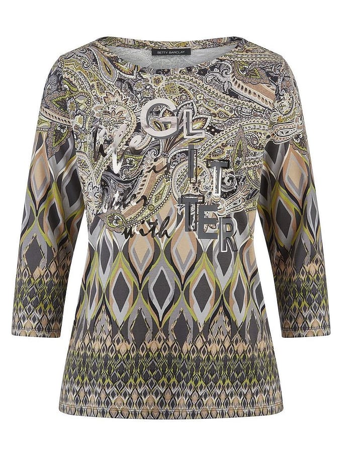 Shirt boothals Van Betty Barclay multicolour
