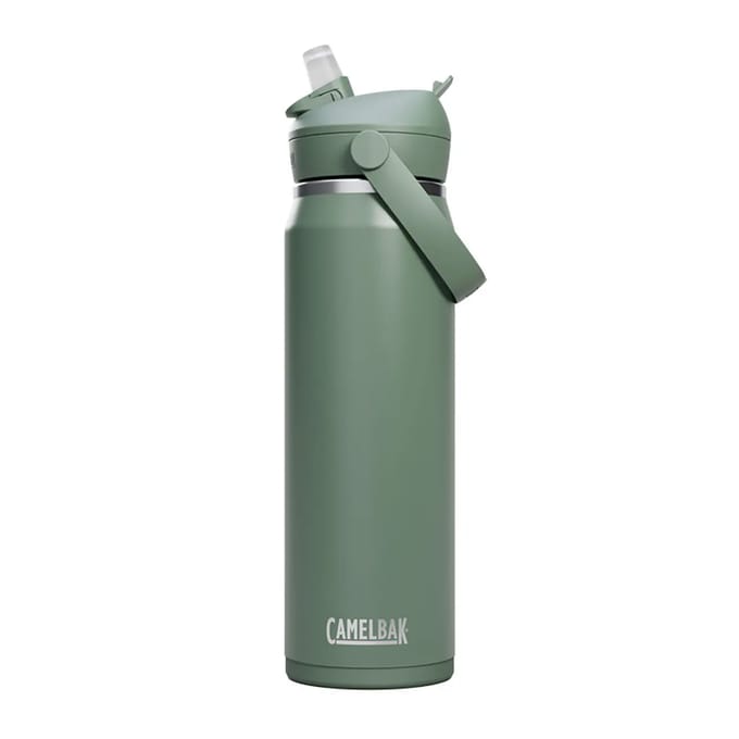 CamelBak Thrive Flip Straw Drinkfles - 600 ml - RVS - Met Rietje - Isolatie Waterfles - Groen