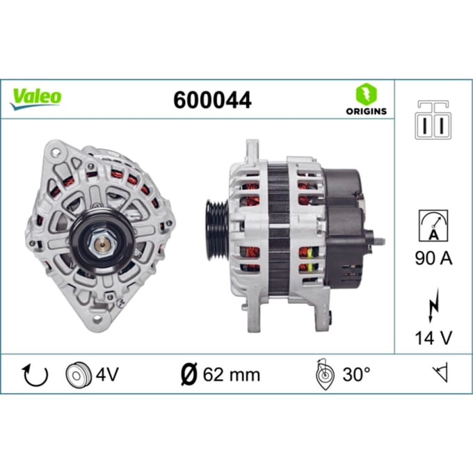 Driefasige generator VALEO 600044