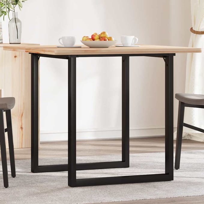 vidaXL - Eettafelpoten - O-frame - 60x60x73 - cm - staal