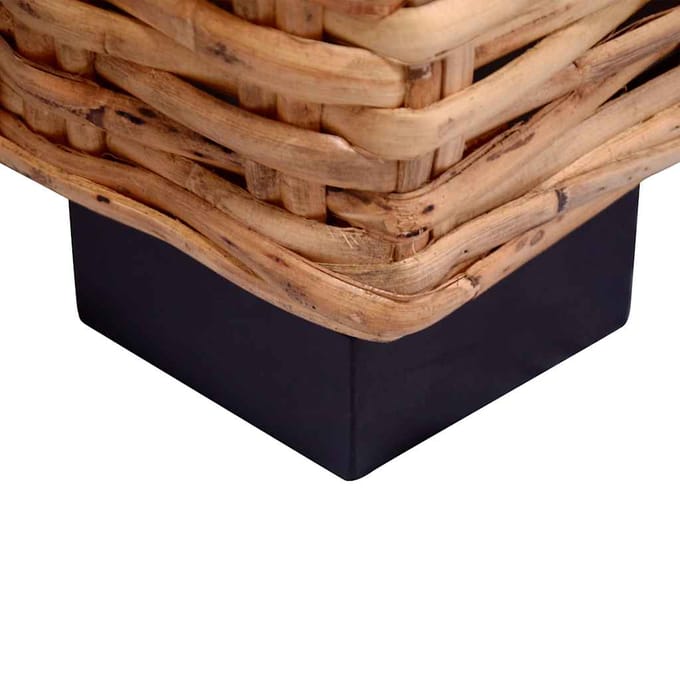 vidaXL - 3-zitsbank - natuurlijk - rattan