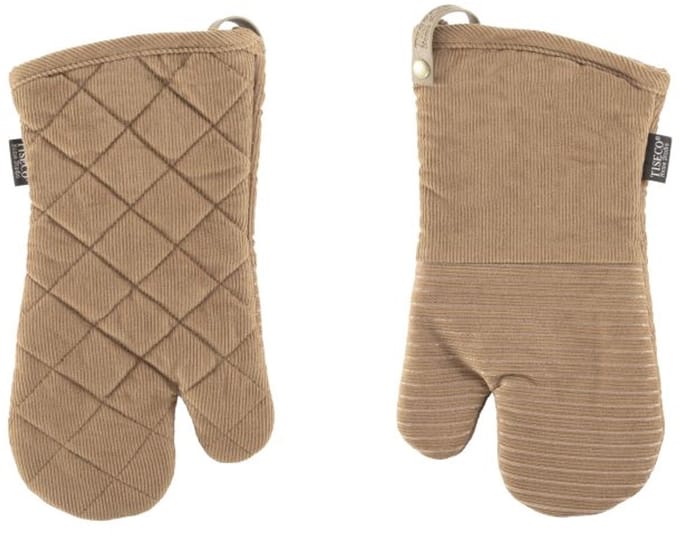 Tiseco - Ovenwant VELMAR - SET/2 - siliconen grip - 17x33 cm, taupe