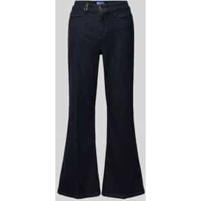 regular fit bootcut jeans van katoenmix model 'FABIENNE'