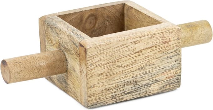 HomeBound by KY | Houten schaal met hengsels | decoratief schaaltje