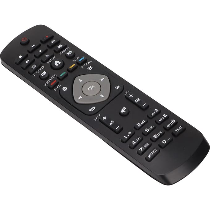 Télécommande de remplacement Sensible Facile à utiliser Télécommande TV pour Philips MB17562 gray