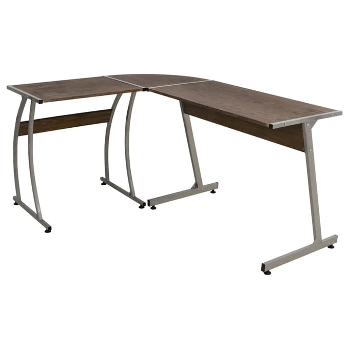 Vidaxl Hoekbureau, Bruin, Materiaal Houtvezelplaat