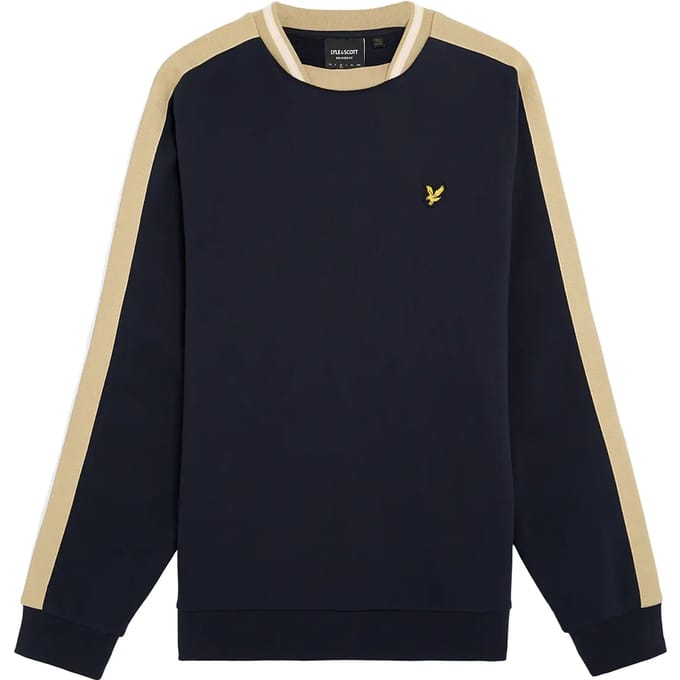 Sweatshirt met contrasterende band Lyle & Scott