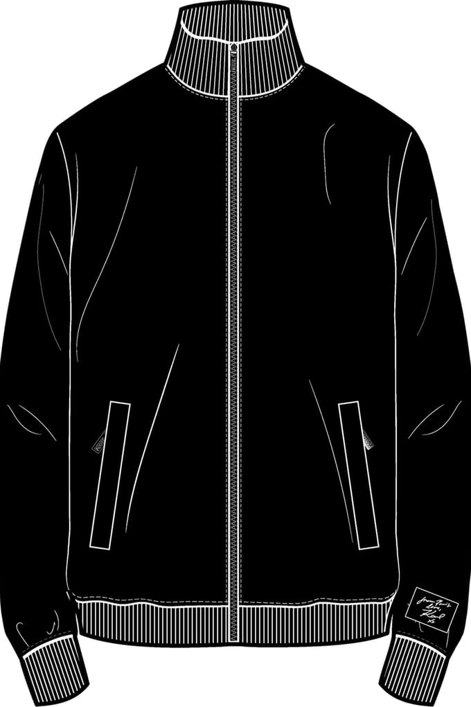 Karl Lagerfeld Black Sweat Zip Jacket Größe: S | Bomberjacken Outlet | Herren | Schwarz