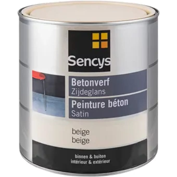 Sencys Betonverf Zijdeglans Beige 2,5l
