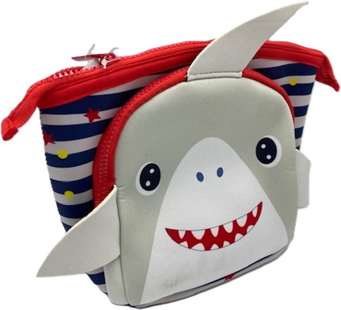 Toilettas Haai voor Kinderen - 26 x 12 x 22 cm