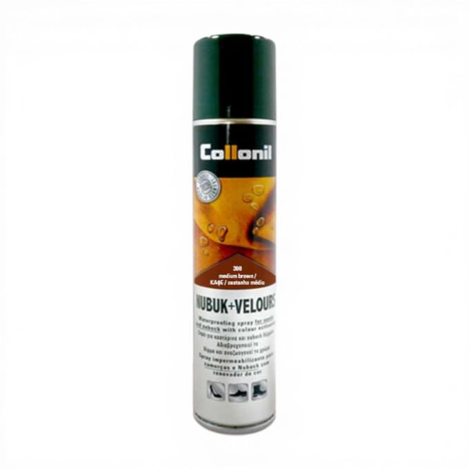 Collonil Nubuk & Mid Brown Velours Spray 200ml Waterdicht & Kleurverzorging