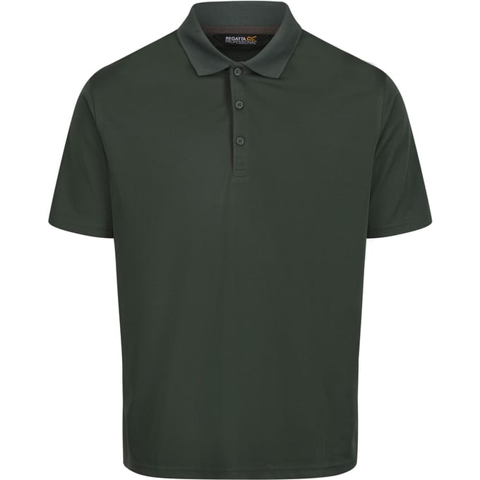Regatta Heren Pro vochtafvoerend poloshirt (Donkergroen)