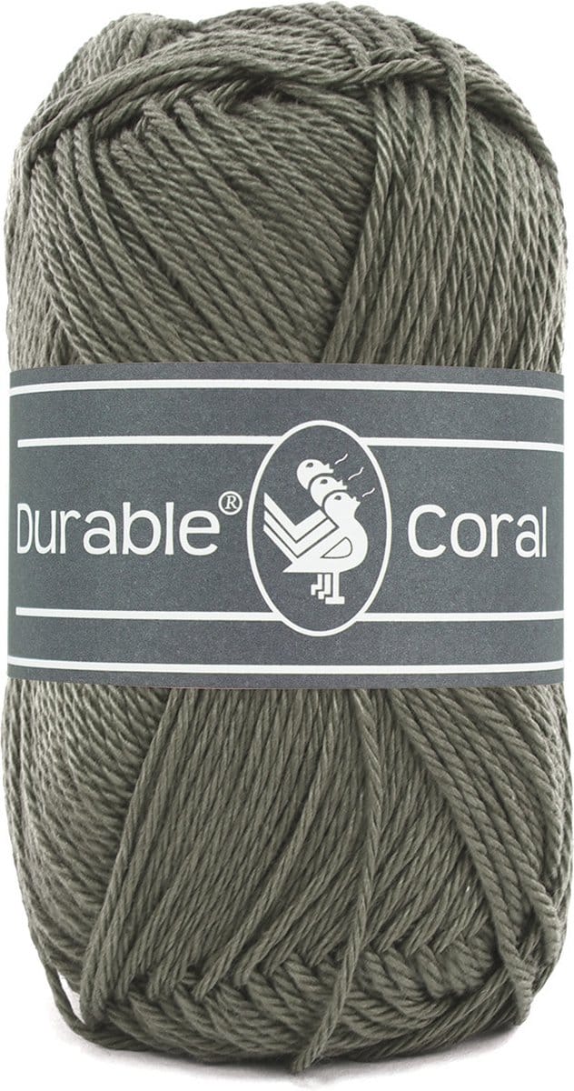 Durable Coral - 389 slate - Gemerceriseerd Katoen Garen