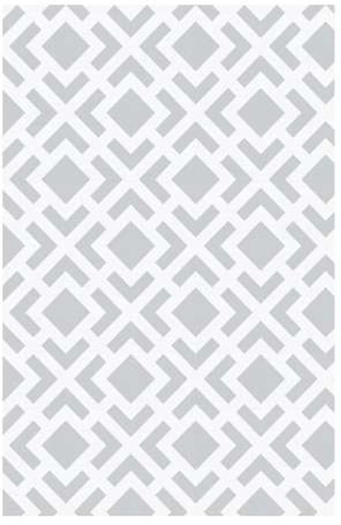 Storesdeco Premium vinyl vloerkleed, antislip, binnen/buiten – Grijs, 80 x 150 cm
