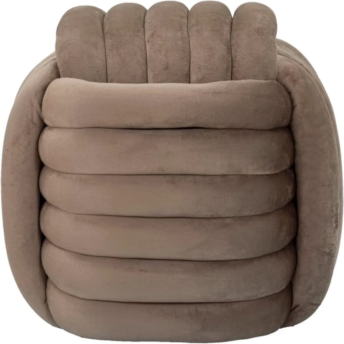 Kruk Softy Grey 45×45×45 cm