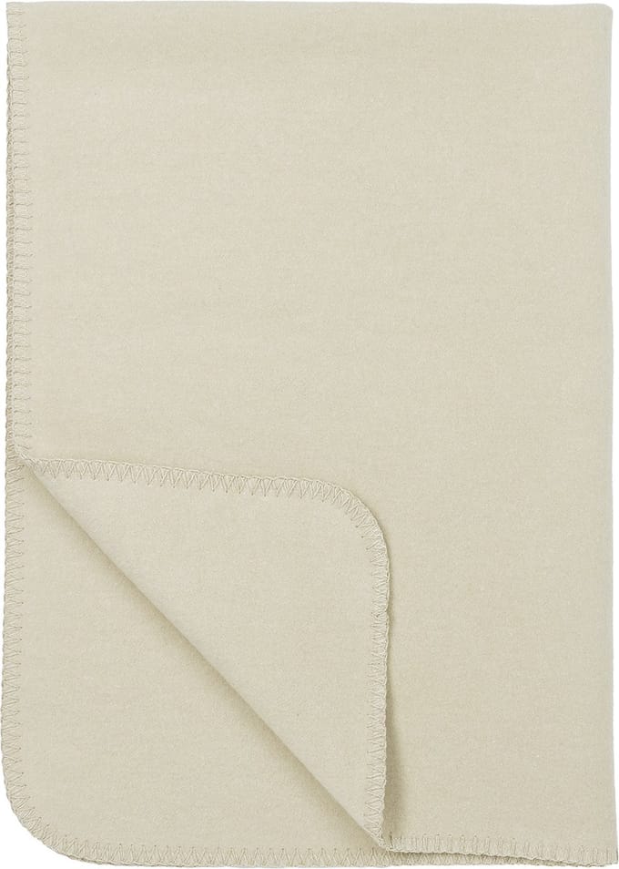 Meyco Baby Uni wiegdeken - geweven - sand - 75x100cm - 1.0 TOG