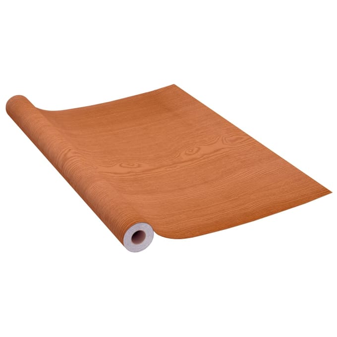 vidaXL - Meubelfolie - zelfklevend - 500x90 - cm - PVC - eikenkleurig