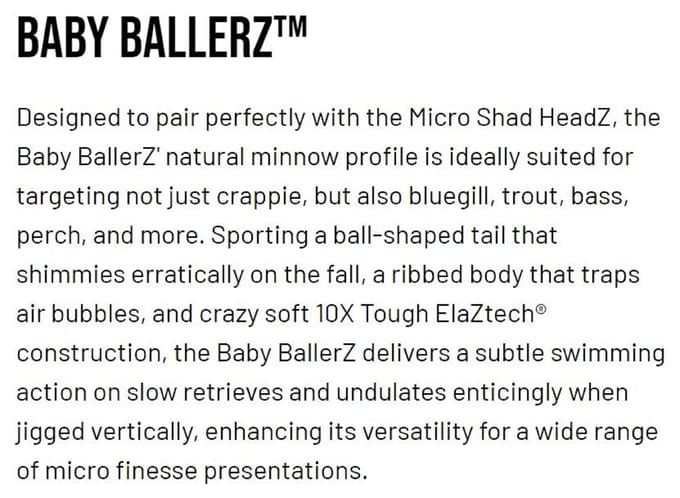 Zman Zacht kunstaas Baby BallerZ 2 Inch 8/Pack Glow Chartreuse (6582) white