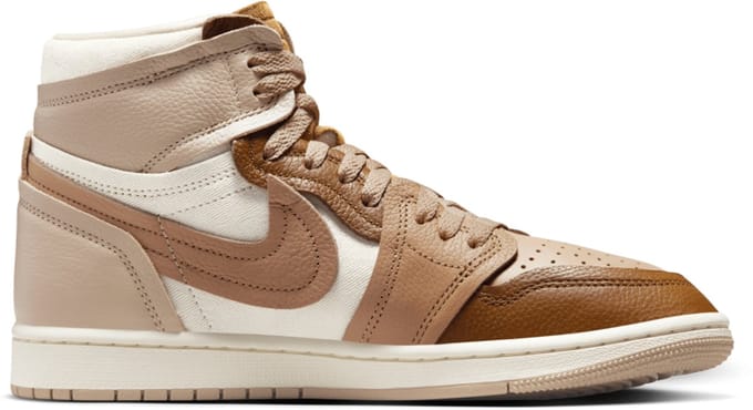 Air Jordan 1 High Method of Make - Maat 42 - Legend Medium Brown/Legend Coffee/Legend Light Brown/Legend Dark Brown / Bruin - Air Jordan 1 - Lifestyle - Dames Sneakers voor Vrouwen - Doos zonder deksel